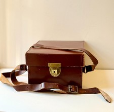 Vintage Leather Box Camera Bag