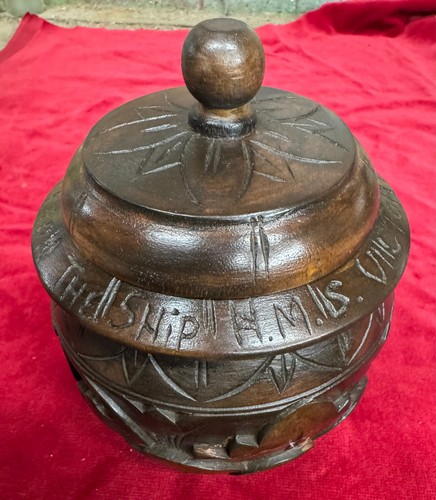 Tobacco jar made - , hms