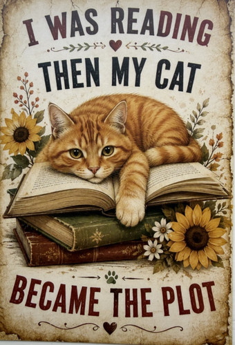 Cat attitude postcard - postcard,