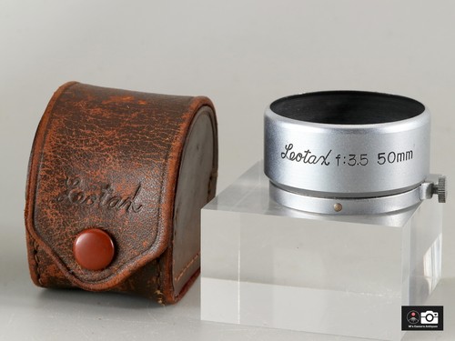 Rare leotax metal lens hood - lens,