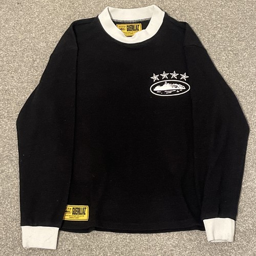 Corteiz knit jumper black long - black,