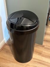 50L ALL BLACK TOUCH TOP BIN / DUSTBIN / RUBBISH BIN / KITCHEN / HOME / PLASTIC