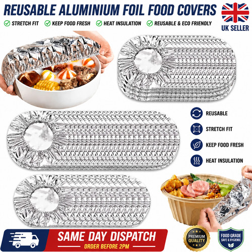Pcs reusable aluminium foil - aluminium,