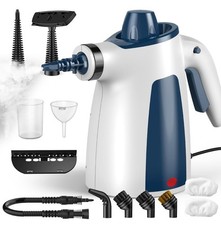 ASSCA Hand Held Steam Cleaner Portable Heavy Duty Stain Removal 12 Accessories 