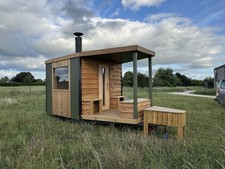 Sauna cabin for outdoors - cabin, on