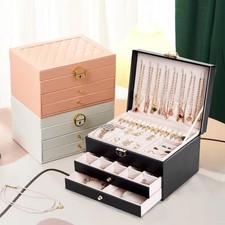 3 Tiers Large Jewellery Boxes
