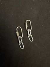 Chunky Chain Ear Weights For Stretched Ears, Goth, Punk Alternative 