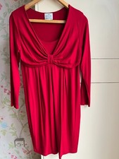 The Masai Clothing Company ladies red stretch Empire line Stunning dress size L