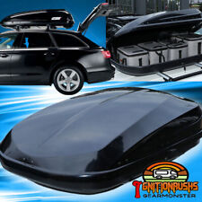 Car Roof Box In Gloss Black Large Space Up To 65kg - 400 Litre Size UK LOCAL NEW