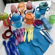 Tommee Tippee Nuk First Cup Weaning Essentials Large Bundle Cutlery Pots Mat