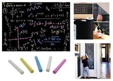 Self-Adhesive Blackboard/Chalkboard – Large Size (2000mmx450mm) + 5 FREE Chalks