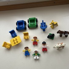 LEGO DUPLO children animals cars table chairs