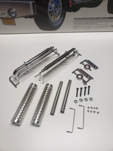 Tamiya king hauler exhaust - tamiya,