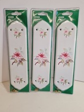 3 Porcelain Door Finger Plates