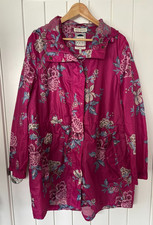 JOULES PINK FLORAL RAIN JACKET