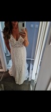 Stunning Stella York WEDDING dress size 10 dress never worn
