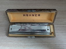 Hohner 64 Chromonica Harmonica 20cm. Made In Germany with Original Box