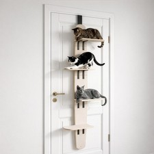 Over door cat tree climbing - over,