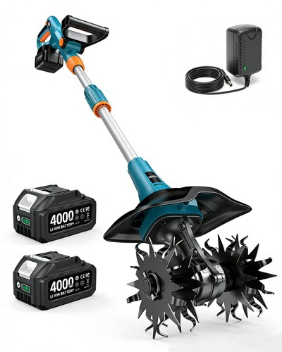 Cordless tiller cultivator 20v - cultivator,