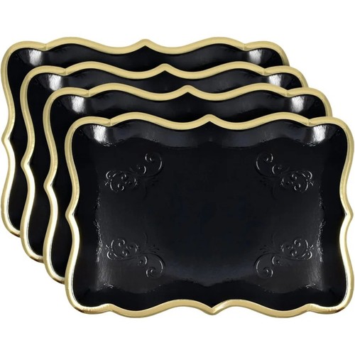 10pcs rectangular dessert tray - 10pcs,