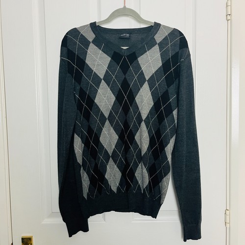 Argyle print jumper - argyle,