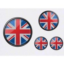 4 x 'Union Jack in Circle