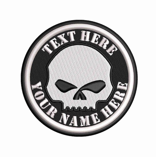 Custom biker patch - custom,