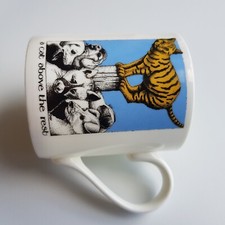 Simon Drew Art Cat Above Dog