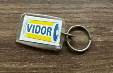 Vintage Vidor Battery Keychain - Made in Britain, Collectible Promotional Item
