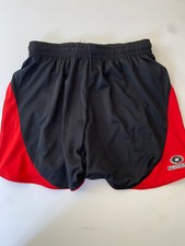 Prostar Shorts Adult Medium Black And Red Runner Soccer Mens Athletic Outdoors