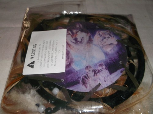 New wolf dream catcher - wolf,