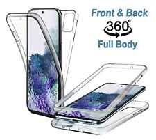 360 Front & Back Clear Case Samsung For S25 FE S25 Ultra S24 Plus S23 S22 S21 S9
