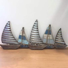 Sailing Boat Metal Wall Art