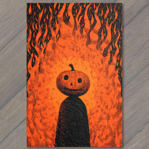 Art print creepy - art,