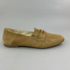 Vagabond Tan Ballerina Loafers