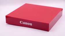 Canon Acrylic Perspex Red Display Plinth Box