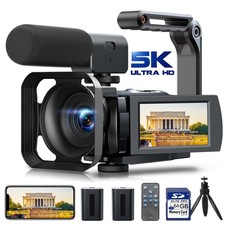 Video Camera 5K Touch Screen