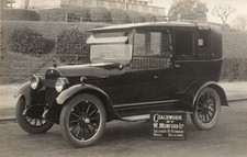 early RP POSTCARD - Vintage Motor Car - coachwork by Mumford, Plymouth, Devon