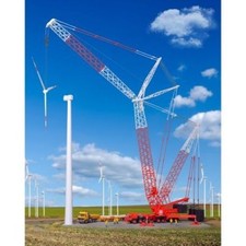 Vintage Kibri 10738 - H0 LIEBHERR LG 1800 Spacelifter Crane Model