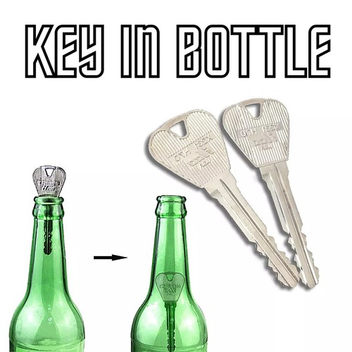 Key into bottle - key, easy
