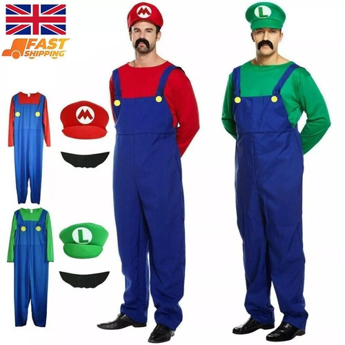 Mens adult super mario and - adult,