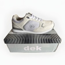 Mens New White Lace Up Bowls