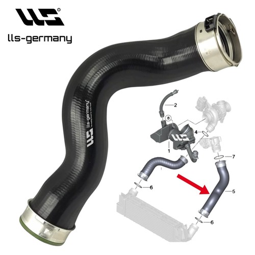 Turbo hose charge air - charge, for