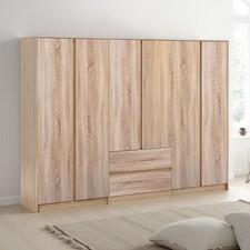 Modern Large 6 Door Wardrobe