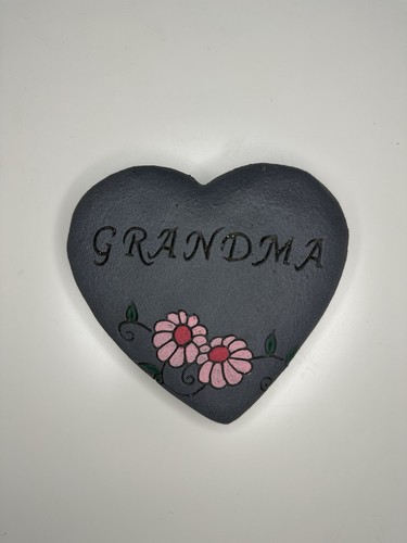 Grandma pink flower memorial - grandma,
