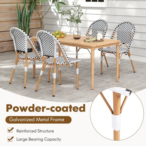 Outdoor armless dining chairs - outdoor,