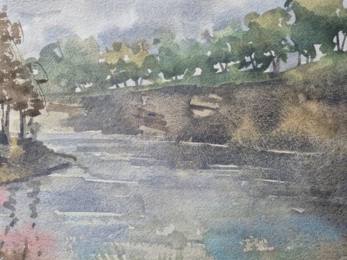 Quarry original watercolour - quarry,