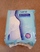 Sana Incontinence Pull-Up Pants 8 Large. Brand New.