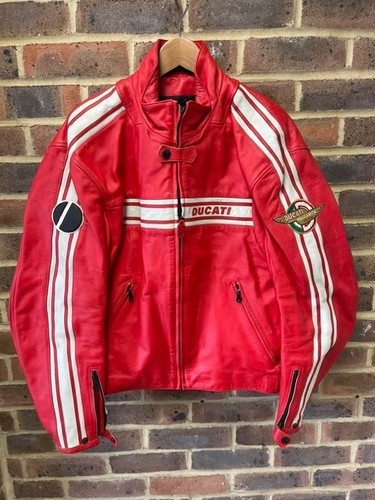 Used red leather ducati - used,