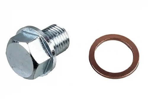 Oil pan drain - plug, external